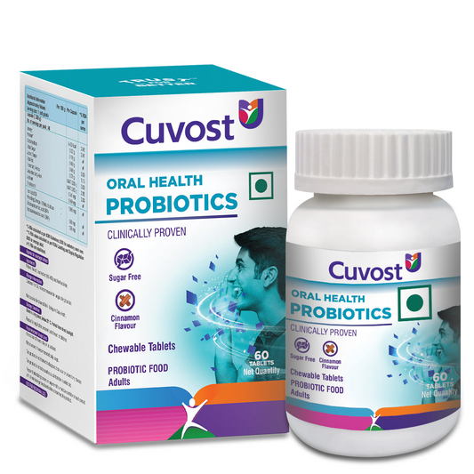 Cuvost Oral Health Probiotic Chewable Tablets