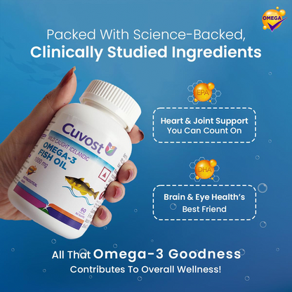 Cuvost Icelandic Omega-3 Fish Oil Capsules
