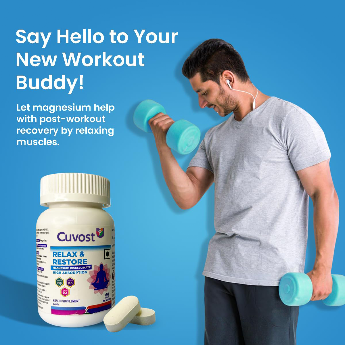 Cuvost Relax & Restore Magnesium Bisglycinate