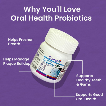 Cuvost Oral Health Probiotic Chewable Tablets